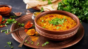 Zuppa speziata di lenticchie