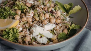 Insalata marocchina di ceci e spezie
